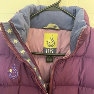 Purple Isis Puffer Jacket